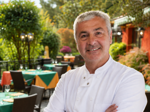 Un restaurant italien à Mougins, dans une ferme de 1870