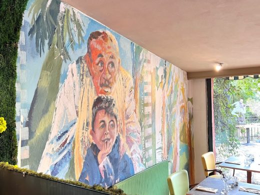 Un restaurant italien à Mougins, dans une ferme de 1870