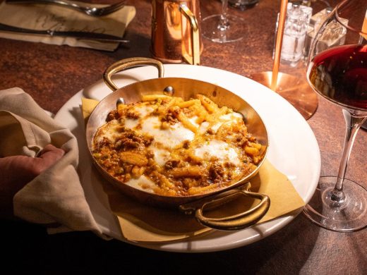 La carte du restaurant : l&#8217;Italie entière, la Sicile en signature