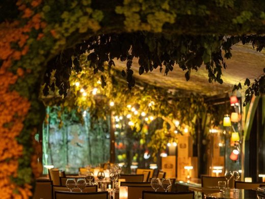 Un restaurant italien à Mougins, dans une ferme de 1870