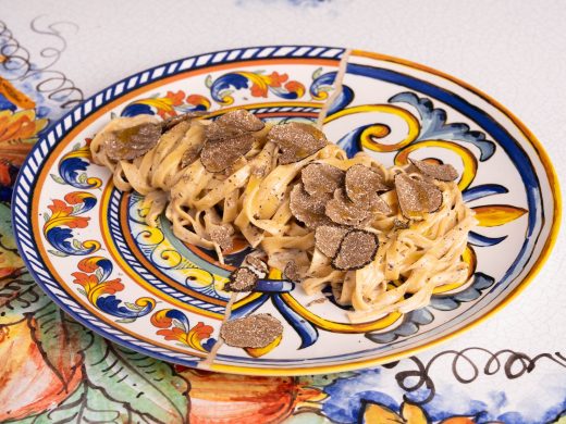 La carte du restaurant : l&#8217;Italie entière, la Sicile en signature